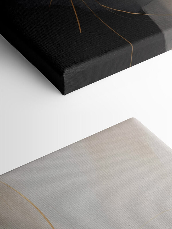 Abstract lines in soft colors