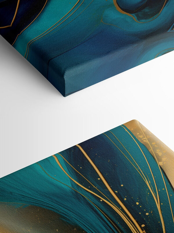 Flowing waves of vibrant color