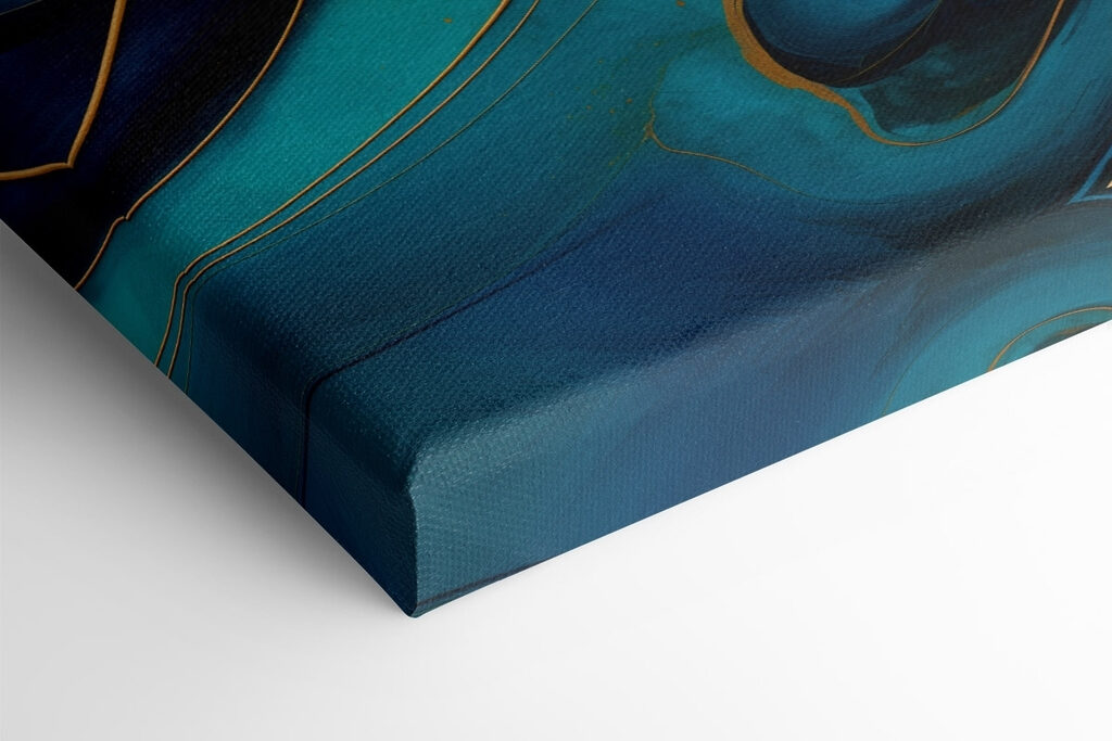 Flowing waves of vibrant color