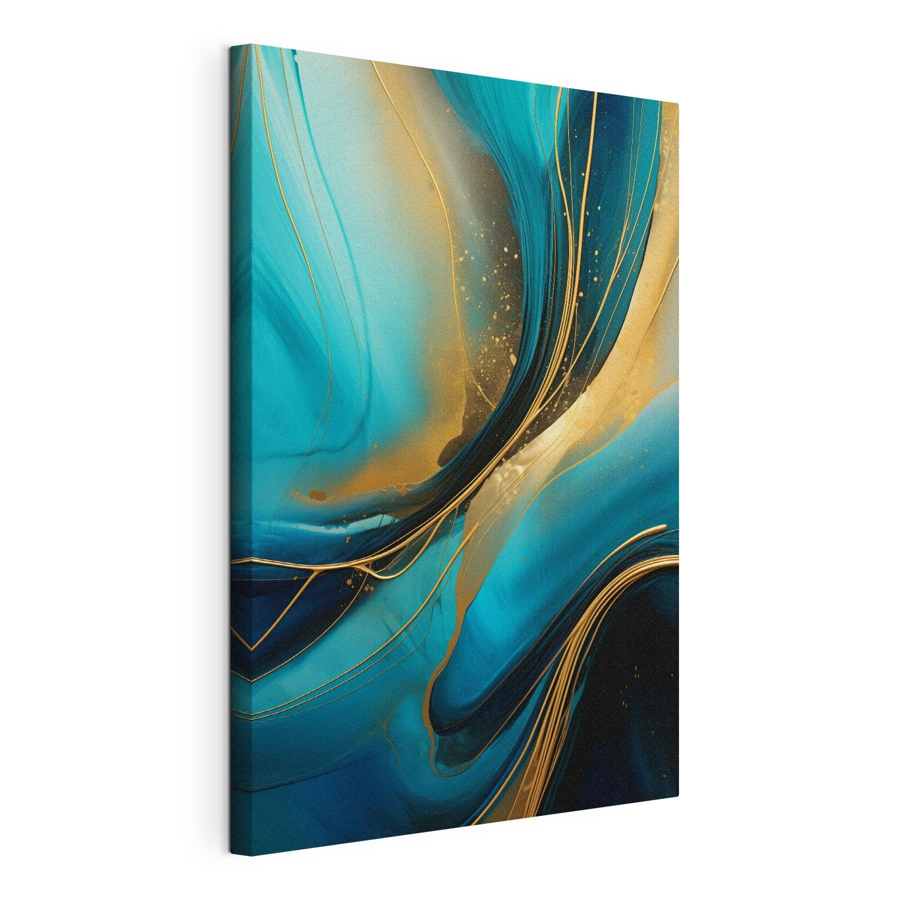 Flowing waves of vibrant color