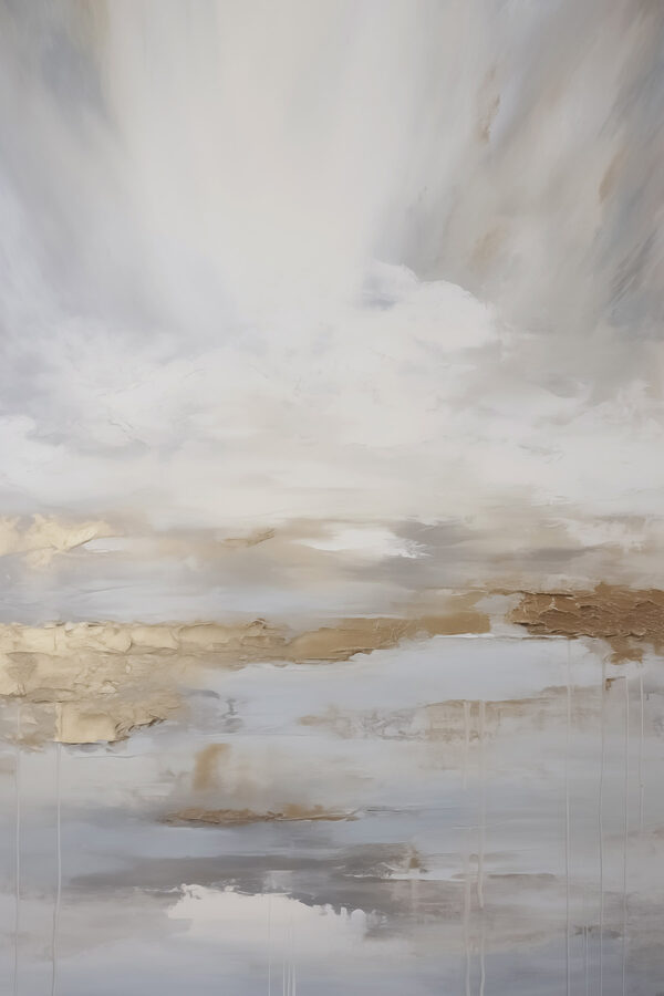White and brown wall