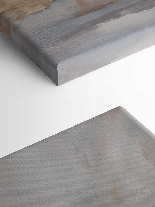 White and brown wall