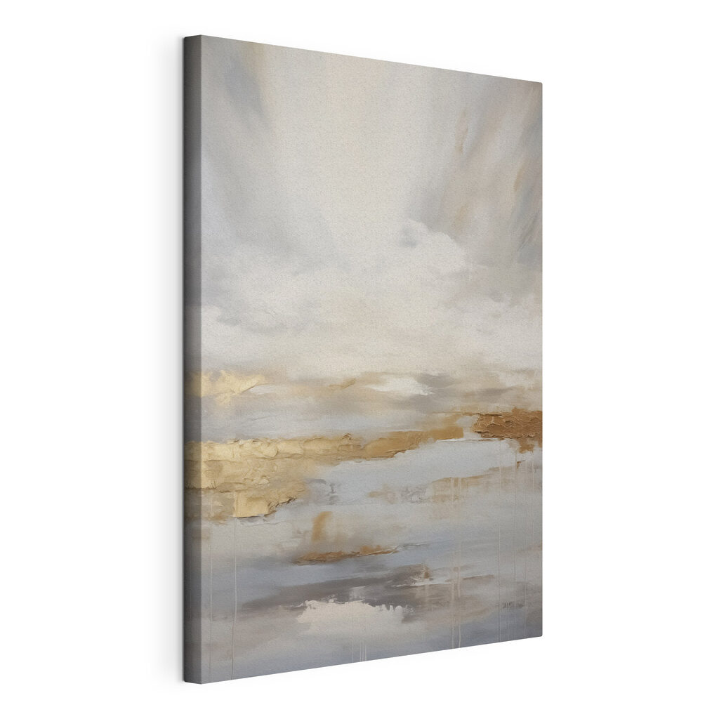 White and brown wall