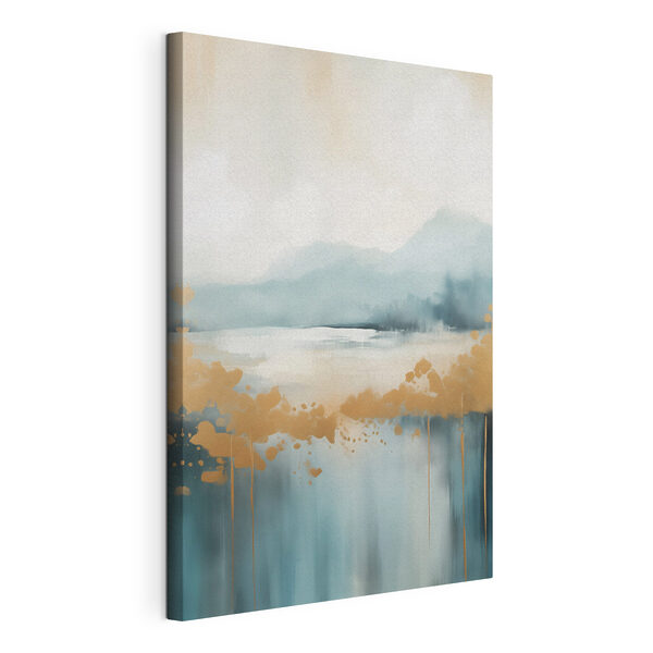 Quadri Quadri Dipinto raffigurante un lago con le montagne sullo sfondo (COD: s46703)