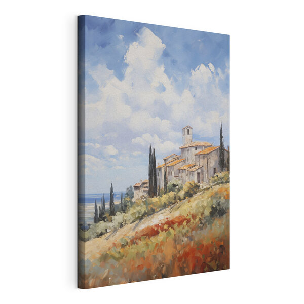Quadri Dipinto raffigurante un villaggio (COD: s46716) Quadri Quadri Dipinto raffigurante un villaggio (COD: s46716)