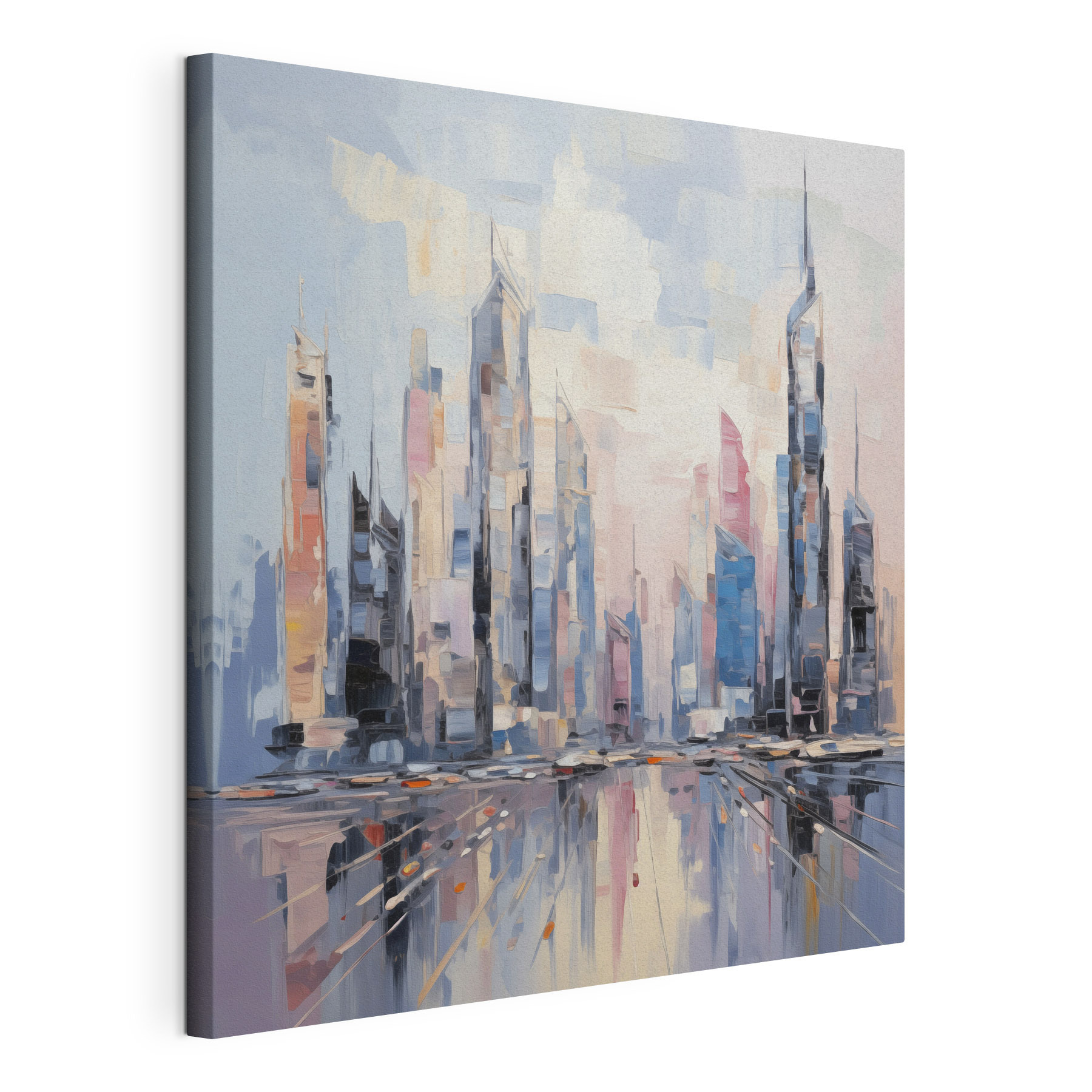 Painting of a city