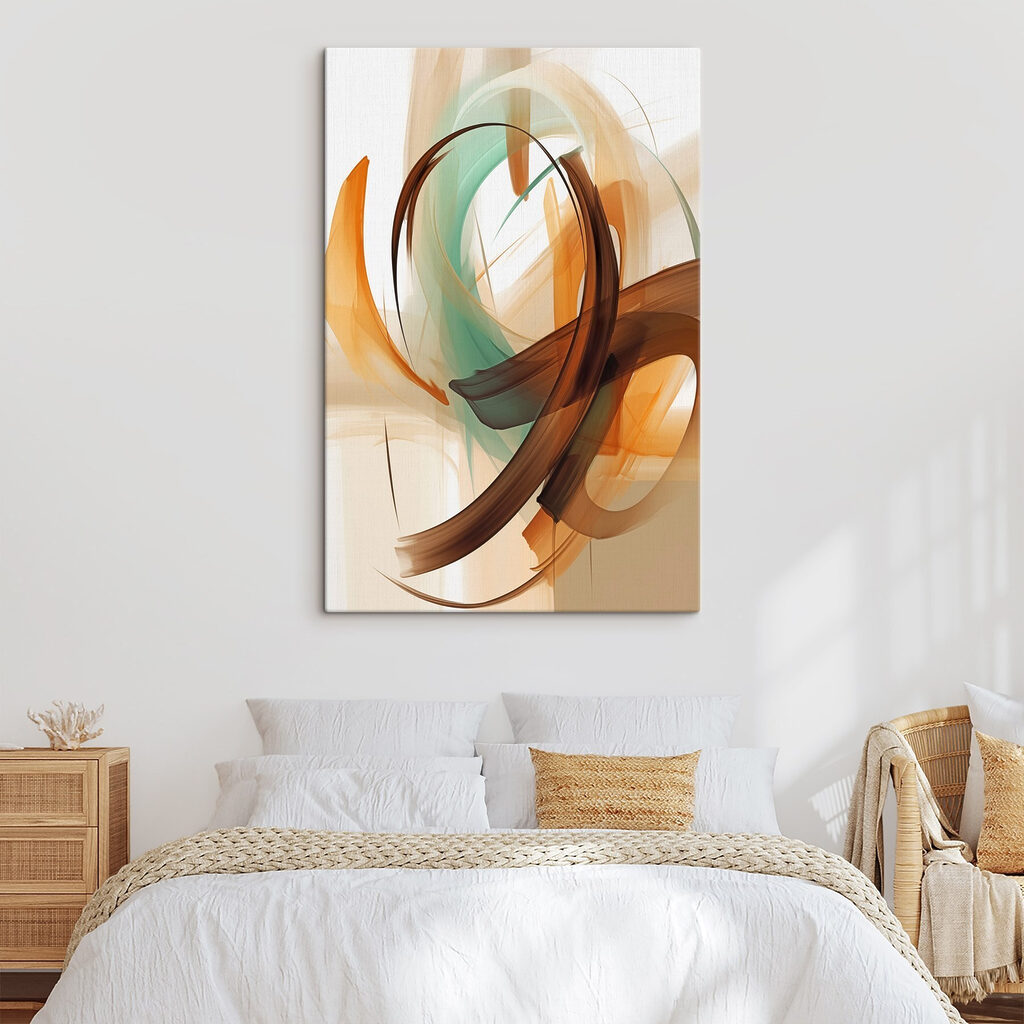Dynamic swirls in earthy tones Dynamic swirls in earthy tones