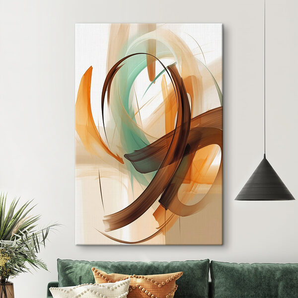 Dynamic swirls in earthy tones Dynamic swirls in earthy tones