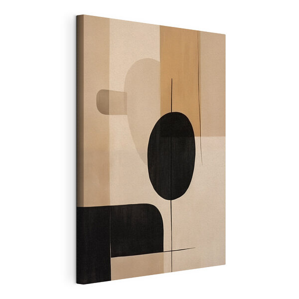 Quadri Dipinto raffigurante un cerchio e delle forme ovali in bianco e nero (COD: s46994) Quadri Quadri Dipinto raffigurante un cerchio e delle forme ovali in bianco e nero (COD: s46994)