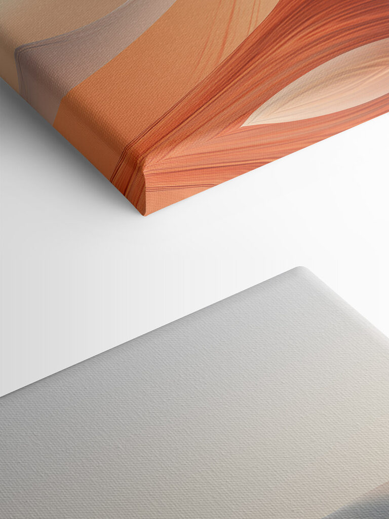 Soft waves of warm desert hues
