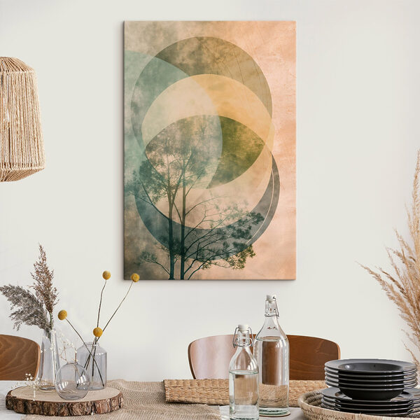 Quadri Albero con dei cerchi e un cerchio