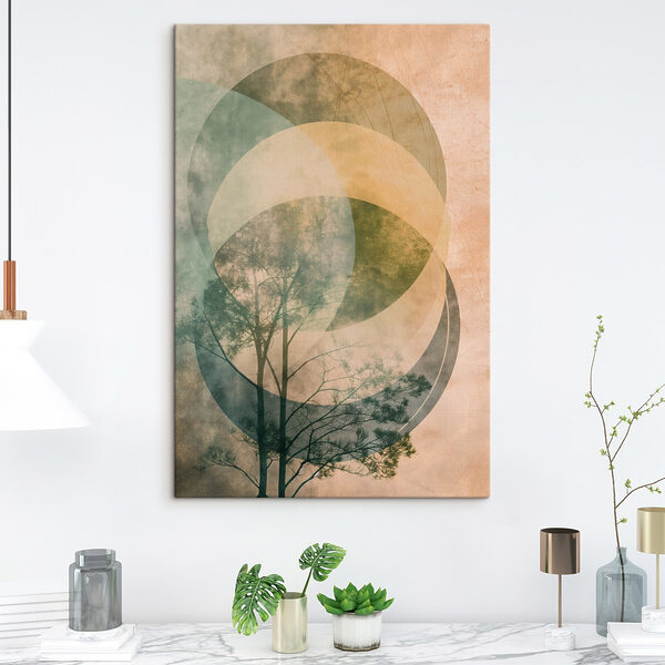Tree with circles and a circle Tree with circles and a circle
