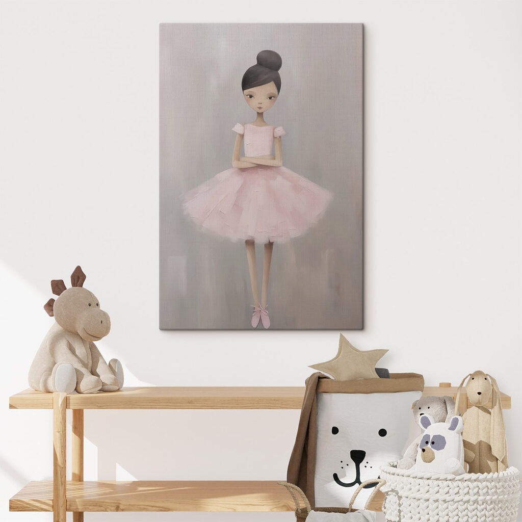 Girl in a pink dress Girl in a pink dress
