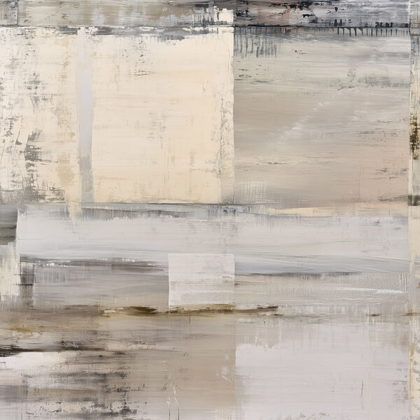 Painting of a white and brown rectangular object Painting of a white and brown rectangular object