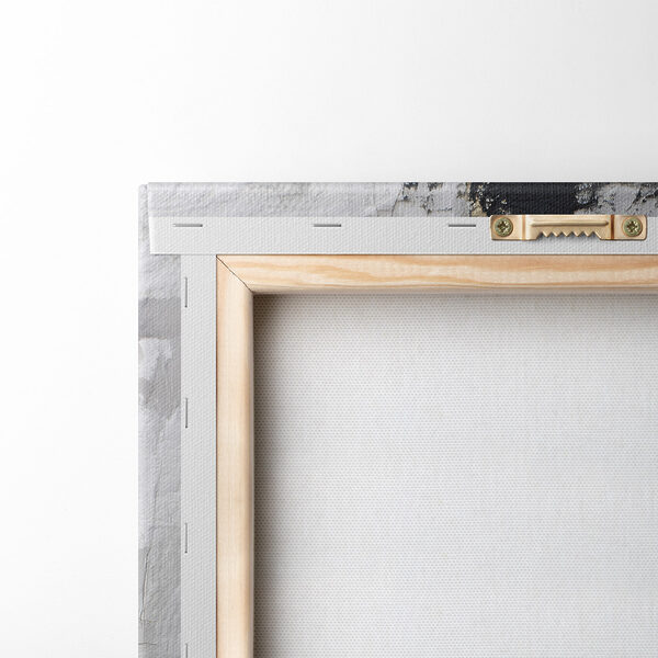 White and black painting