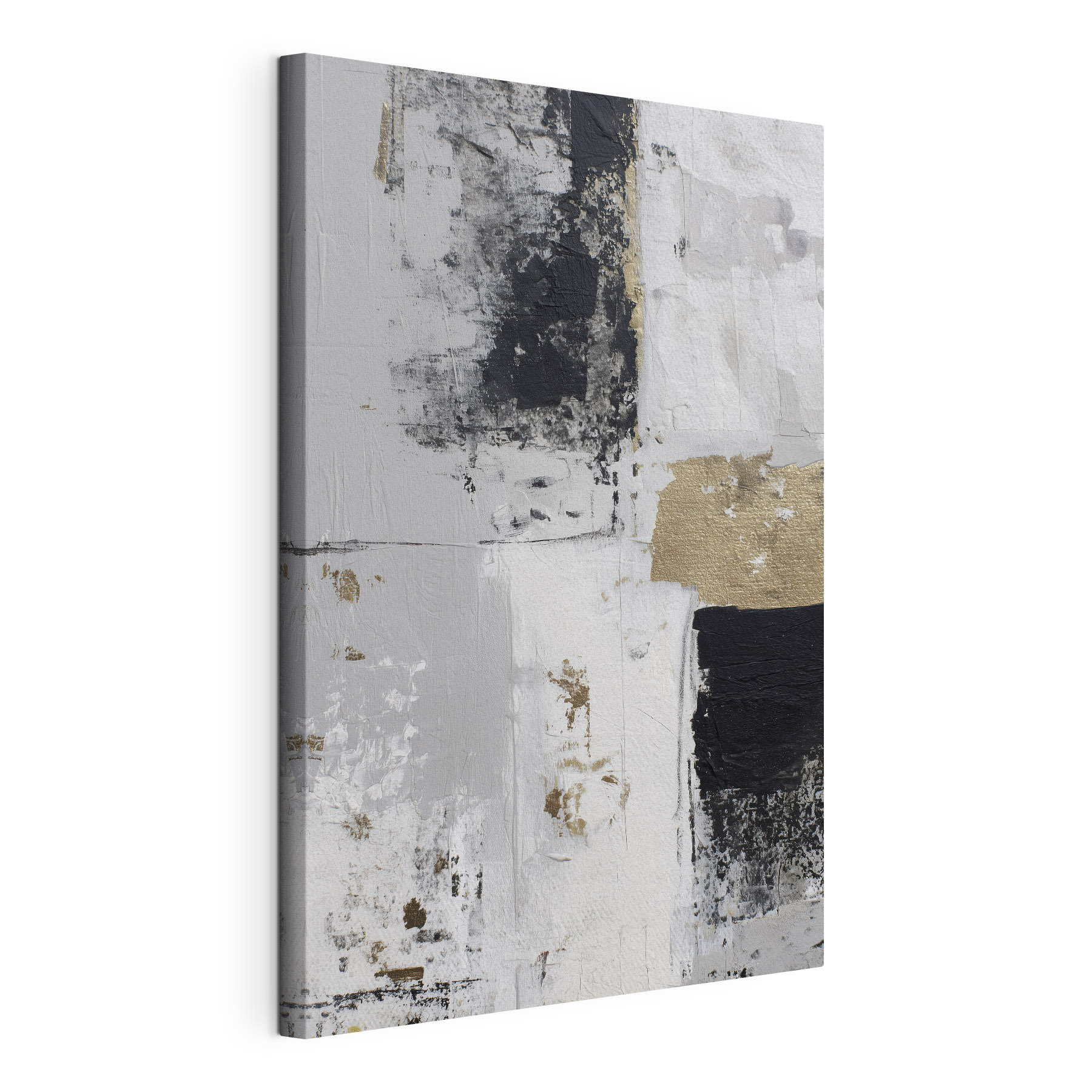 White and black painting
