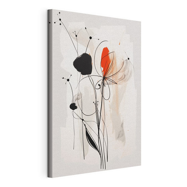 Quadri Dipinto di fiori e linee (COD: s47501) Quadri Quadri Dipinto di fiori e linee (COD: s47501)