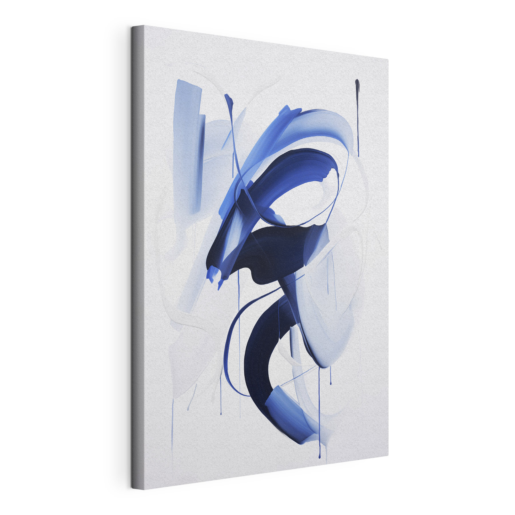 Blue and white paint Blue and white paint