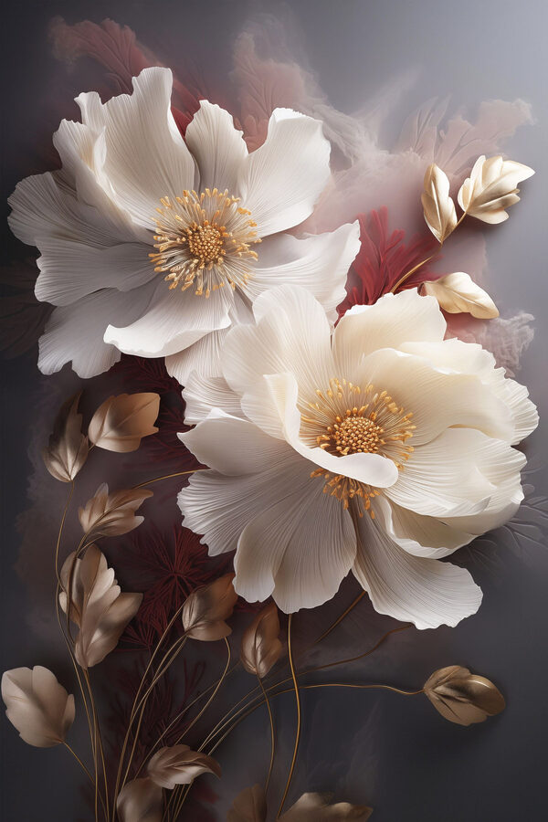 Elegant blooms in soft hues Elegant blooms in soft hues