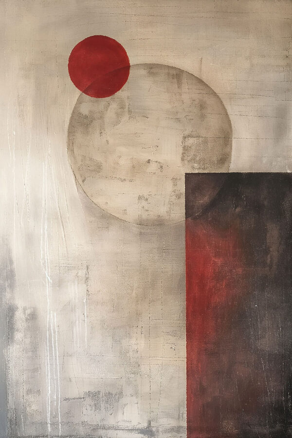 Painting of circles and squares Painting of circles and squares