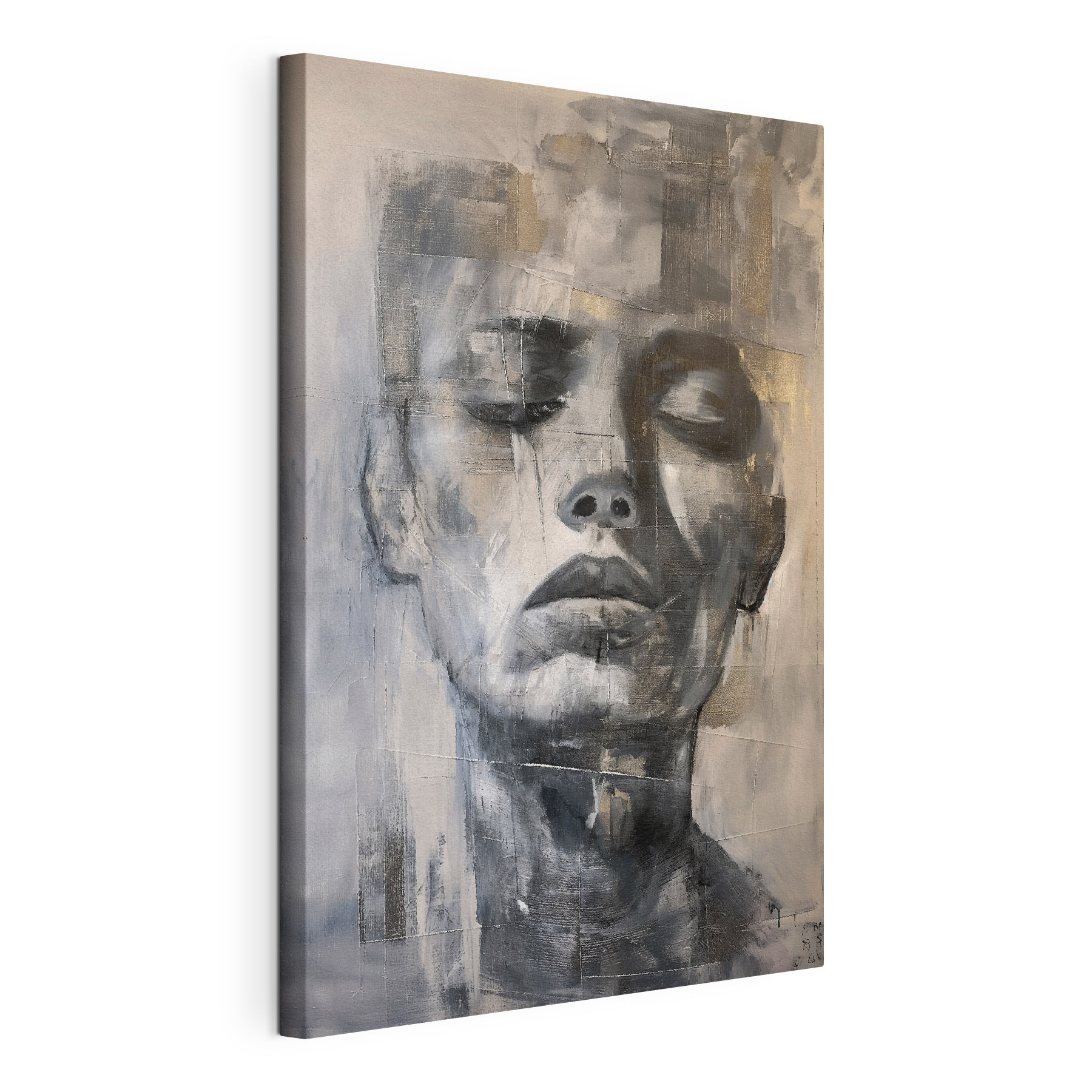 Painting of a woman's face