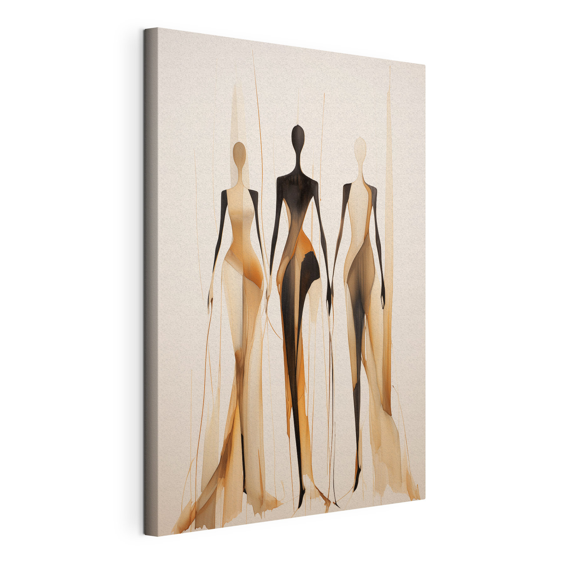 Group of women standing in a line Group of women standing in a line