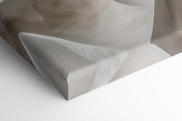 White and brown wavy surface