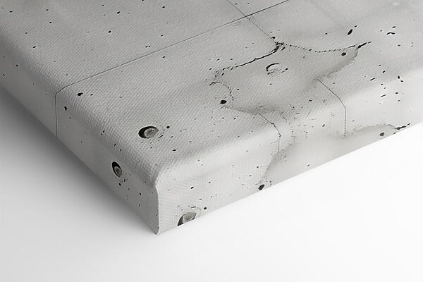 White wall with holes in it