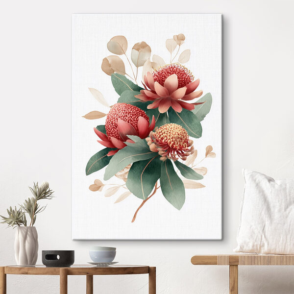 Quadri Quadri Fiori dai colori vivaci su uno sfondo chiaro (COD: s46955)