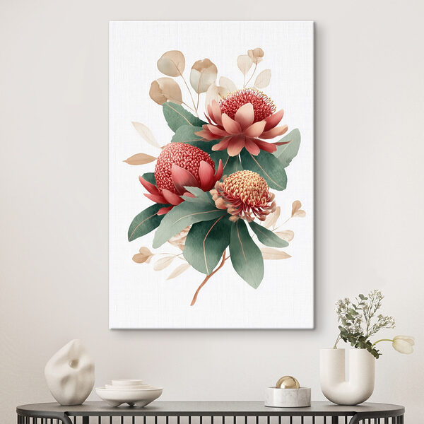 Vibrant blooms against a light background Vibrant blooms against a light background
