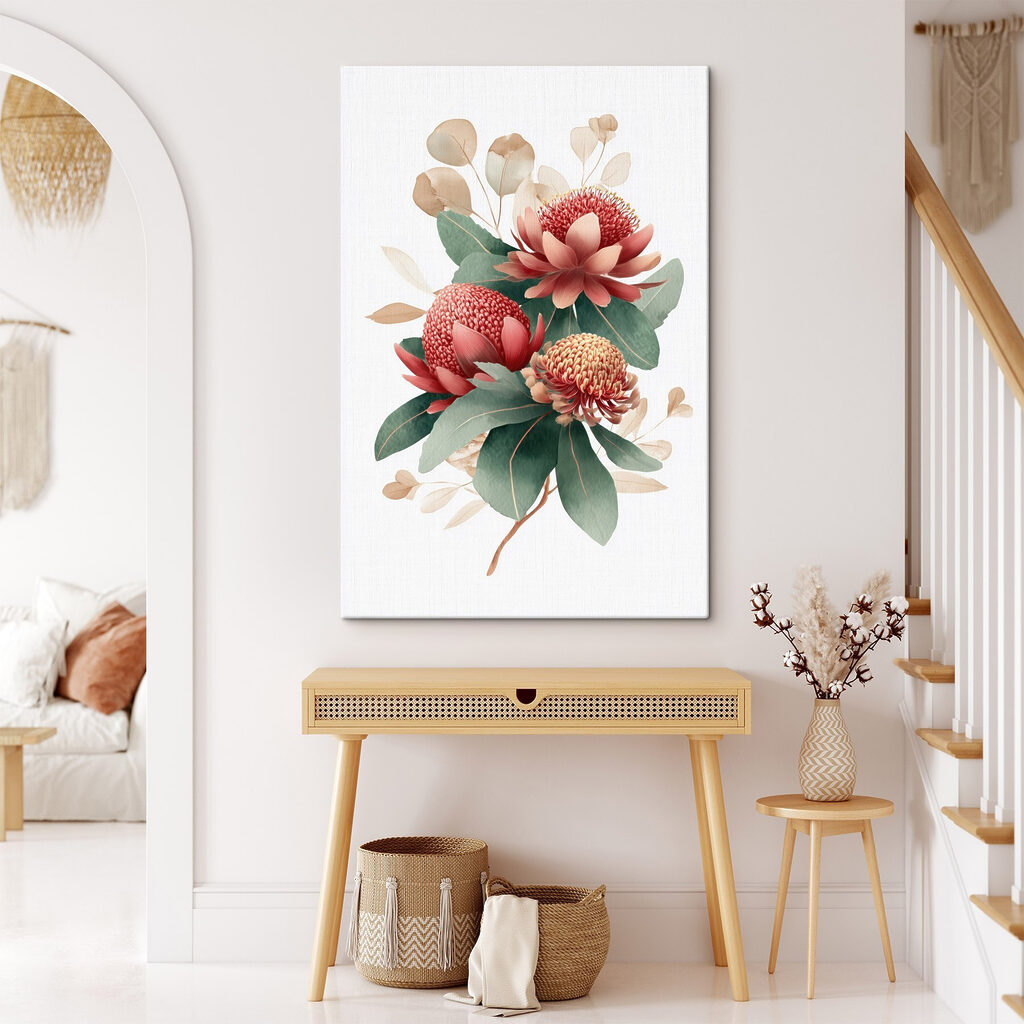 Vibrant blooms against a light background Vibrant blooms against a light background