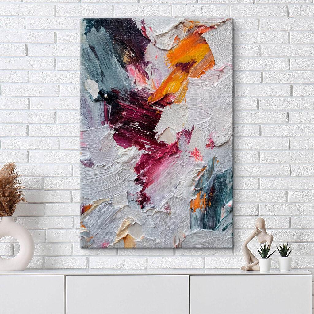 Swirls of vibrant color blend together
