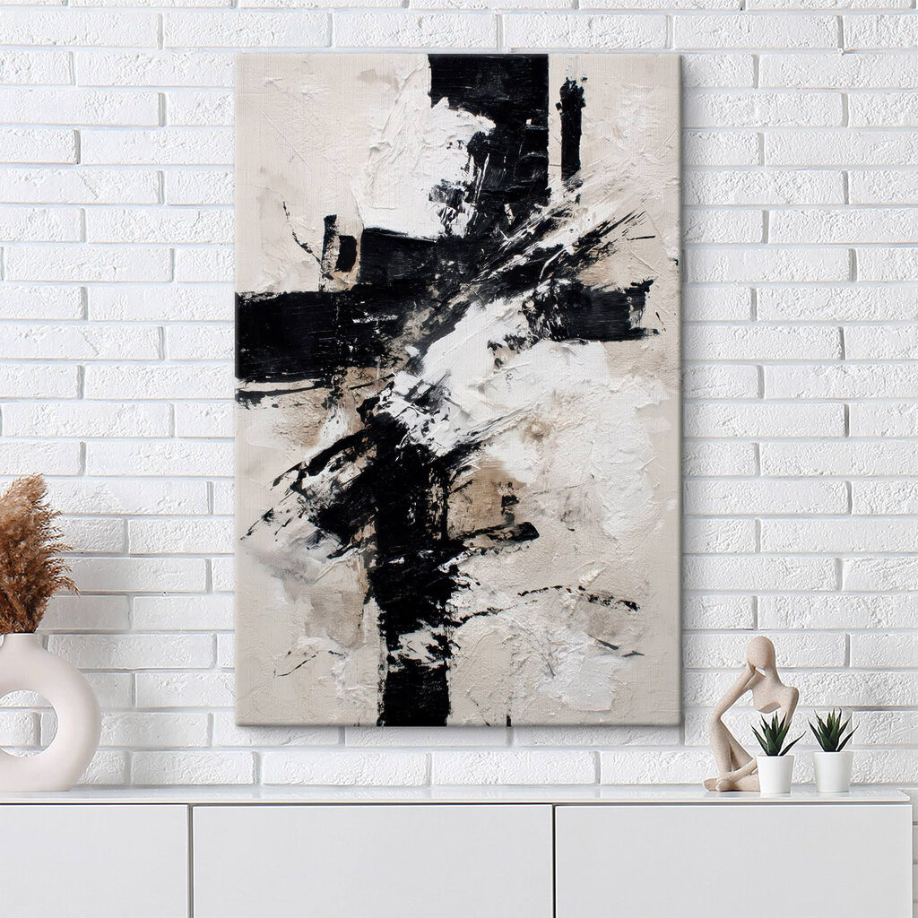 Black and white painting