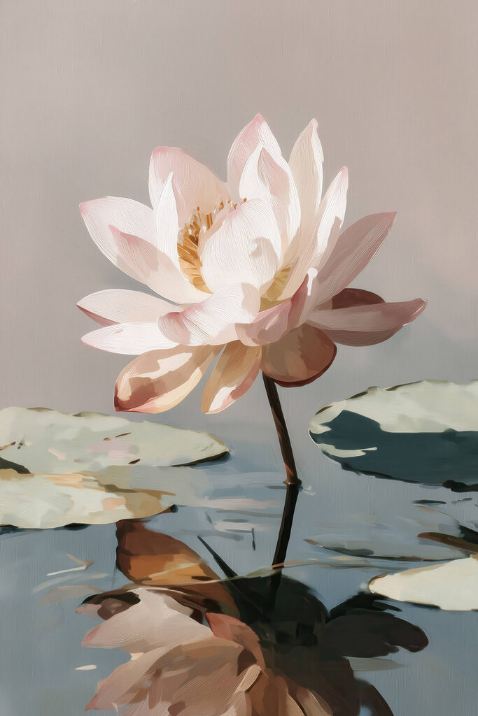 Flower in the water Flower in the water