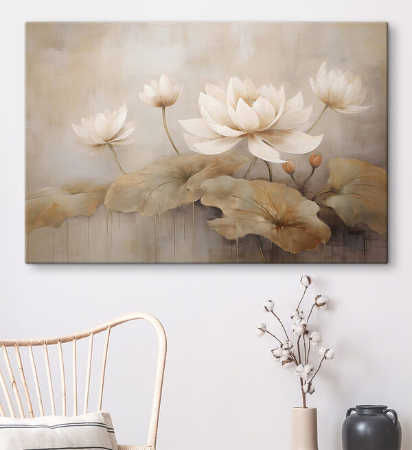 Quadri Quadri Dipinto di fiori e foglie (COD: s47639)