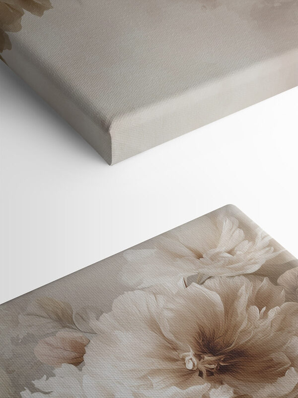 Delicate blooms in soft, muted tones