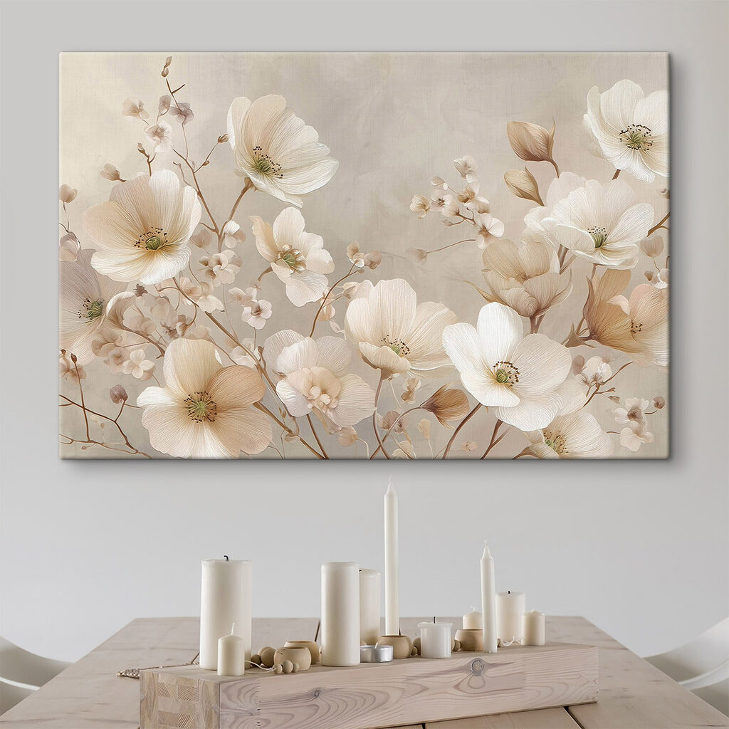 Delicate blooms in soft hues Delicate blooms in soft hues
