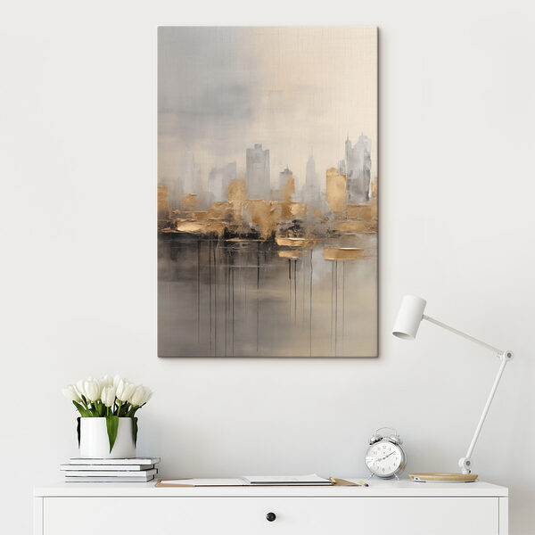 Painting of a city