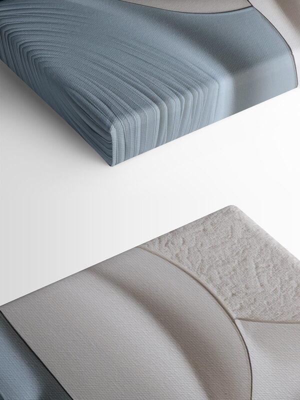 Abstract curves in soothing colors Abstract curves in soothing colors