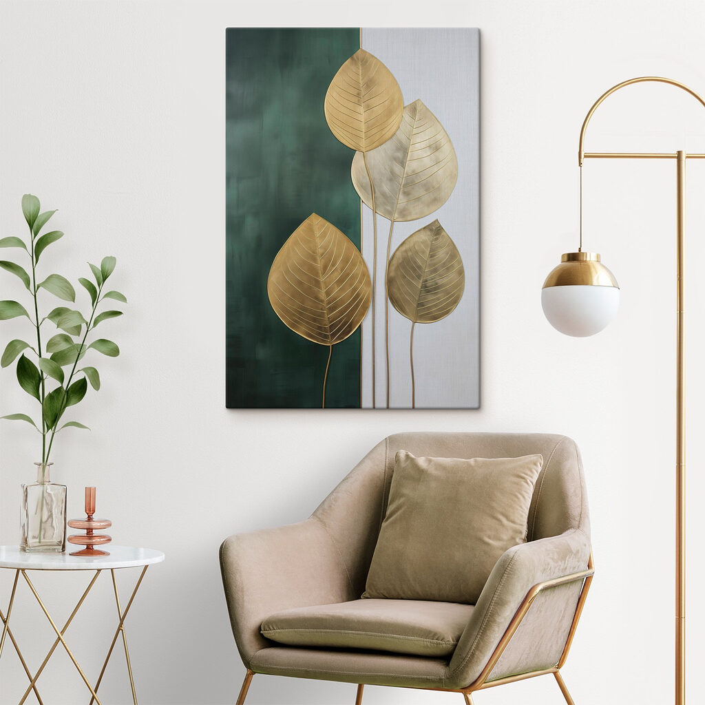 Elegant leaves in harmonious colors Elegant leaves in harmonious colors