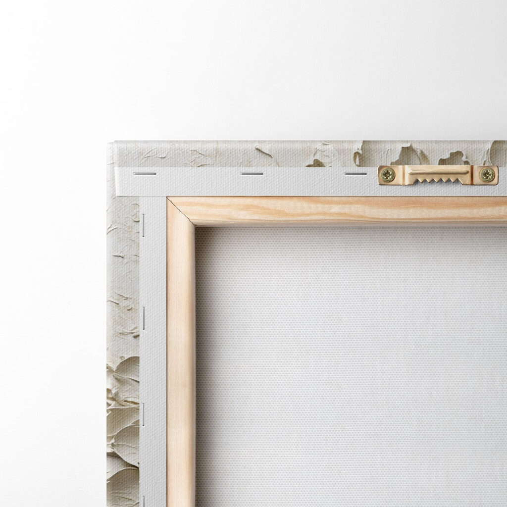 - Elegant floral relief art piece