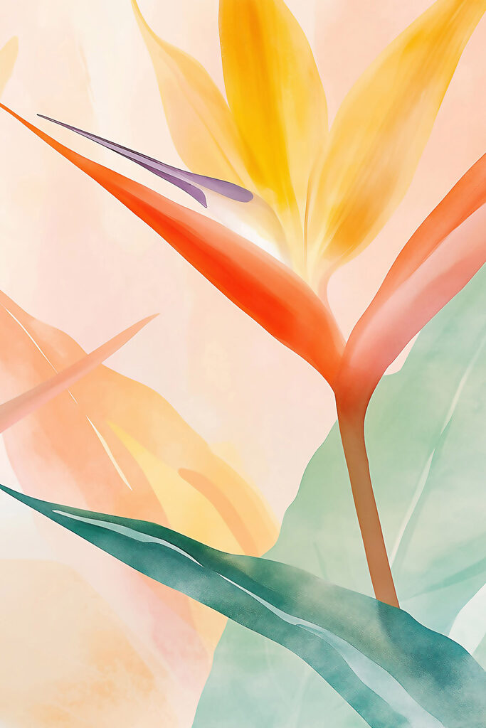 Vibrant colors of tropical foliage Vibrant colors of tropical foliage