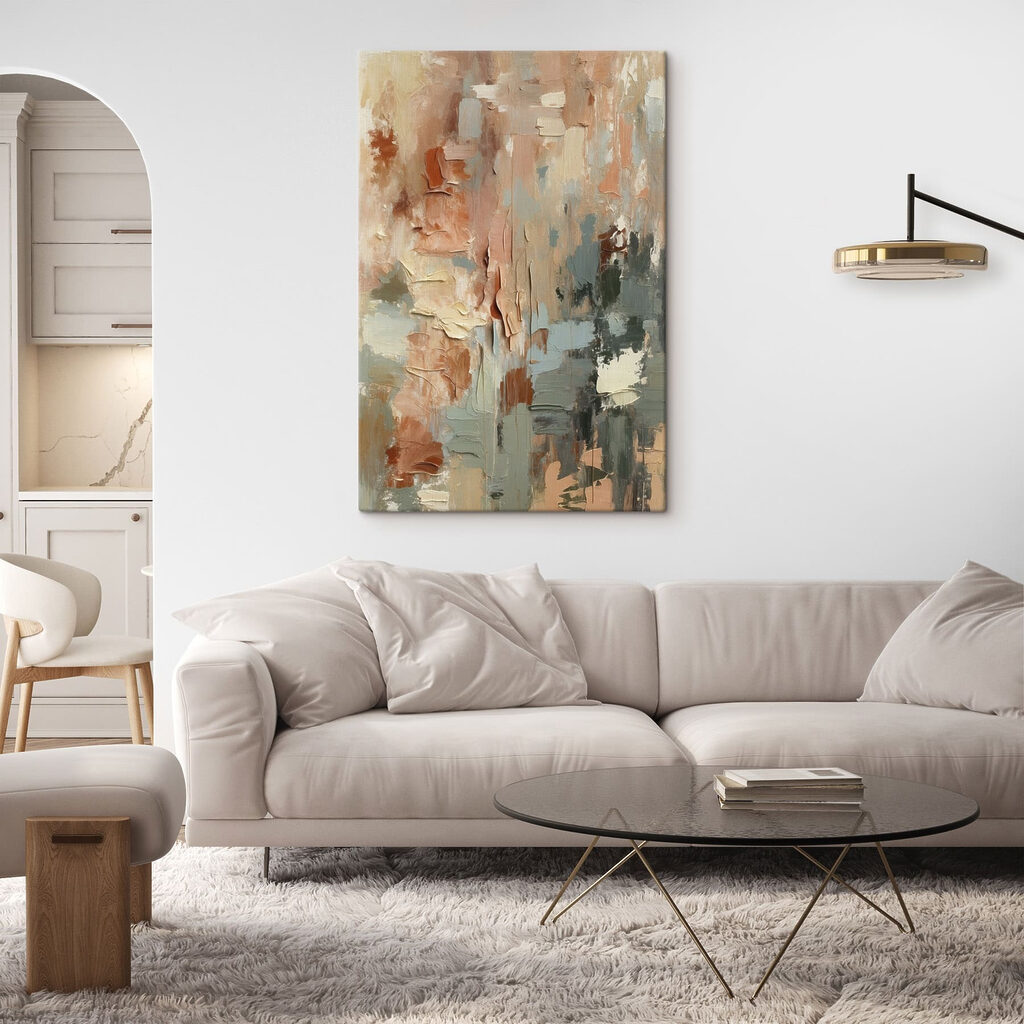 Abstract blend of soft hues Abstract blend of soft hues