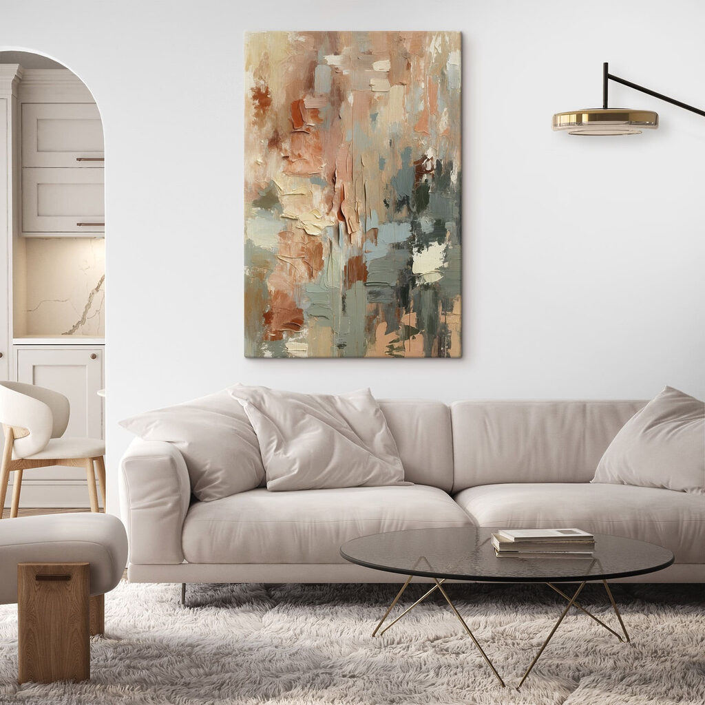 Abstract blend of soft hues Abstract blend of soft hues
