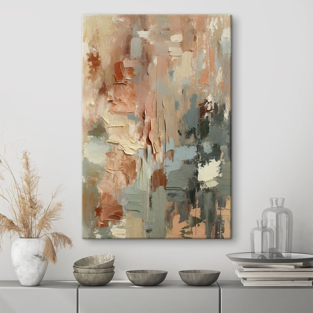 Abstract blend of soft hues Abstract blend of soft hues