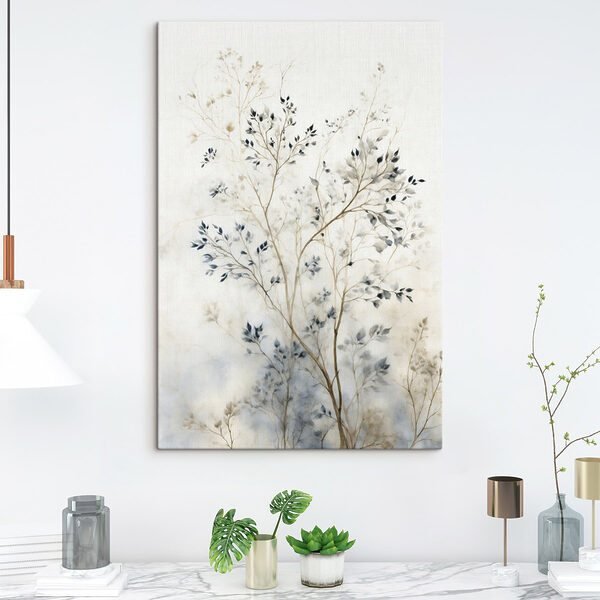 Painting of a tree with leaves