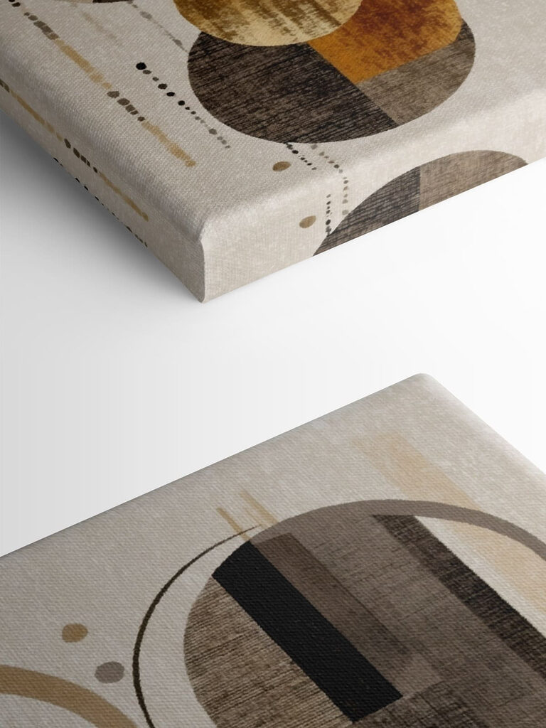 Dynamic circles in neutral tones