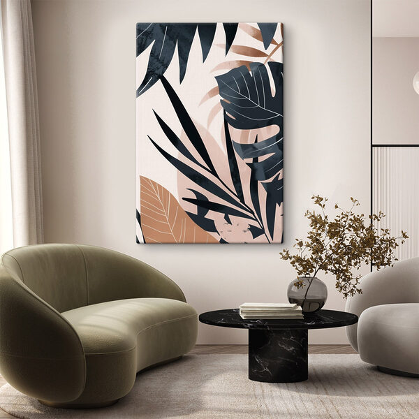 Quadri Quadri Foglie tranquille dai colori tenui (COD: s47822)