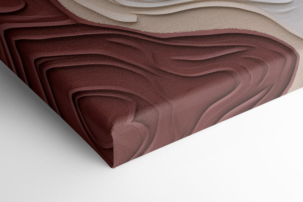 Flowing patterns in soft hues