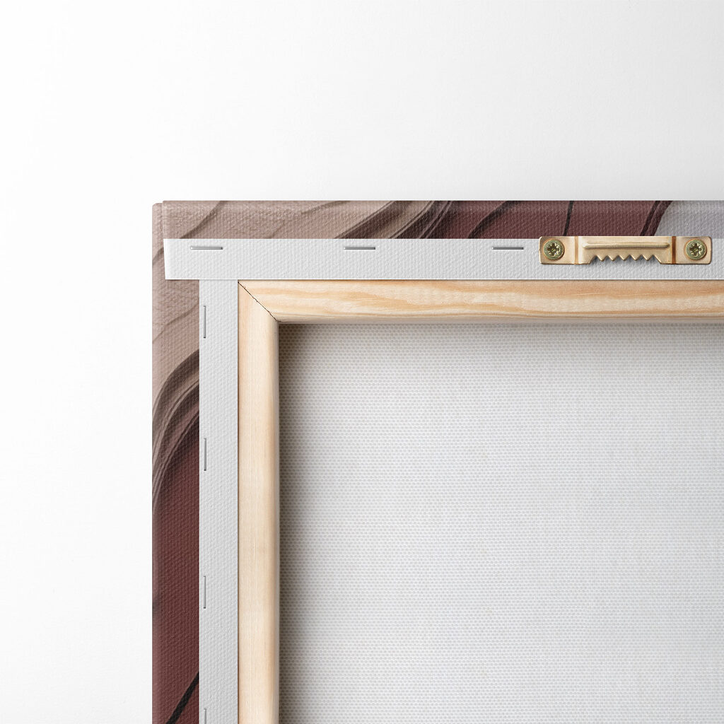Artistic layers in warm, soft colors